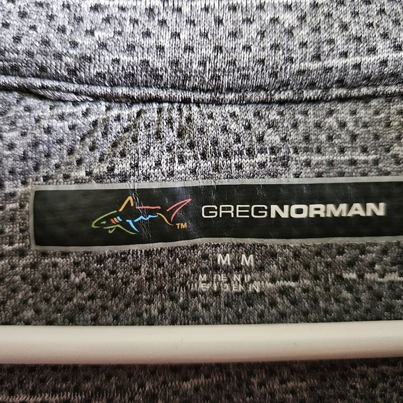 Greg Norman Collection Charcoal Zip-Up Sweater - Picture 5 of 6